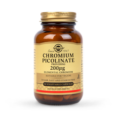 Image 1 for Chromium Picolinate 200µg 90 Vegi Capsules