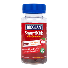 Image 1 for SmartKids Iron with Vitamin C 30 Strawberry Flavour Gummies