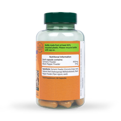 Image 4 for High Strength Turmeric 600mg with Black Pepper 90 Capsules