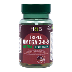 Image 1 for High Strength Vegan Triple Omega 3-6-9 Oil 680mg 30 Capsules