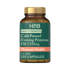 Image 1 for High Strength Cold Pressed Evening Primrose Oil 1500mg 120 Capsules